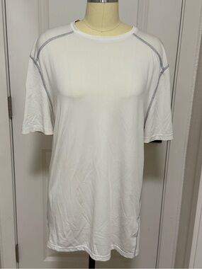 Large Russell White Crewneck Top - Good Condition